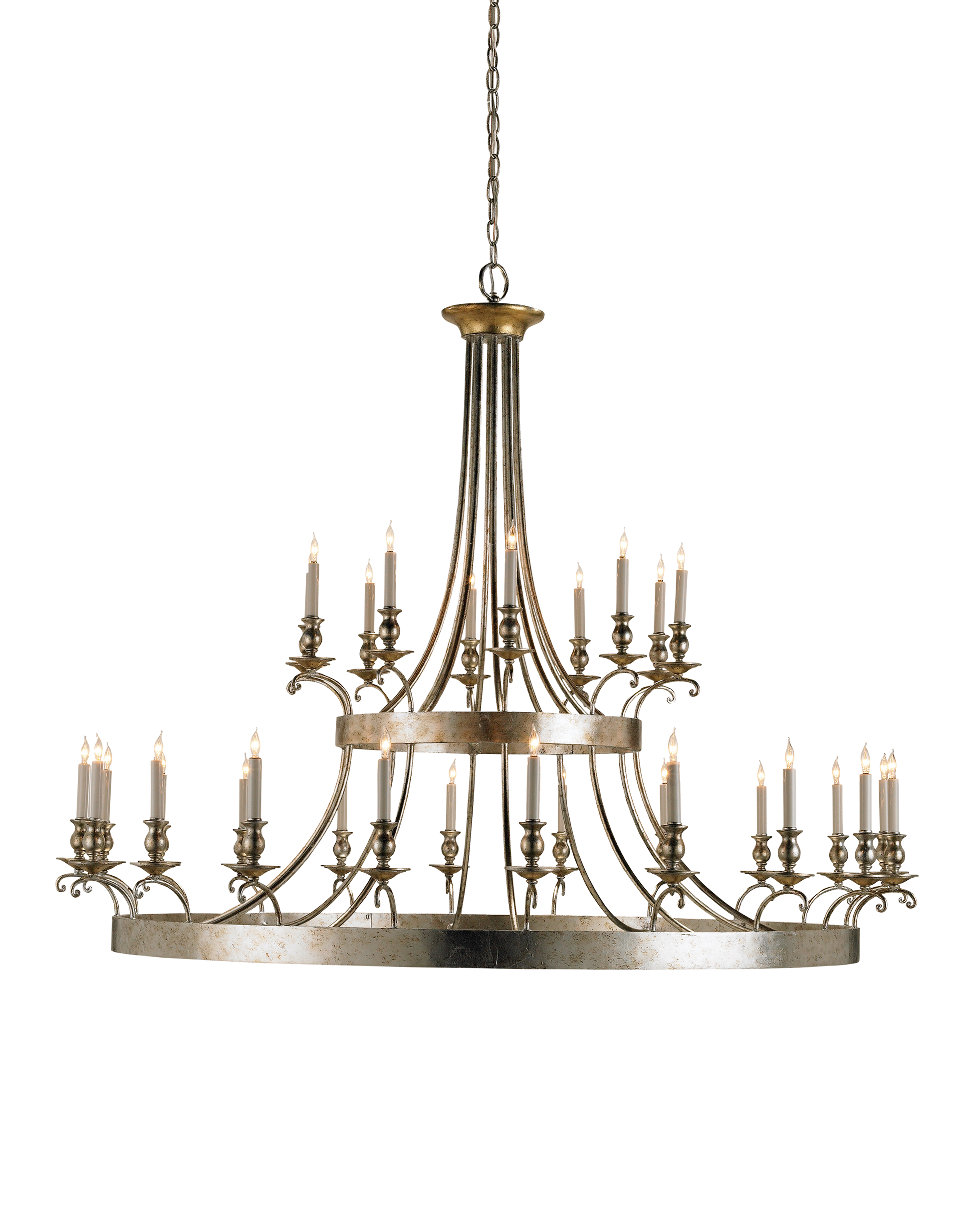 Lodestar Silver Chandelier
