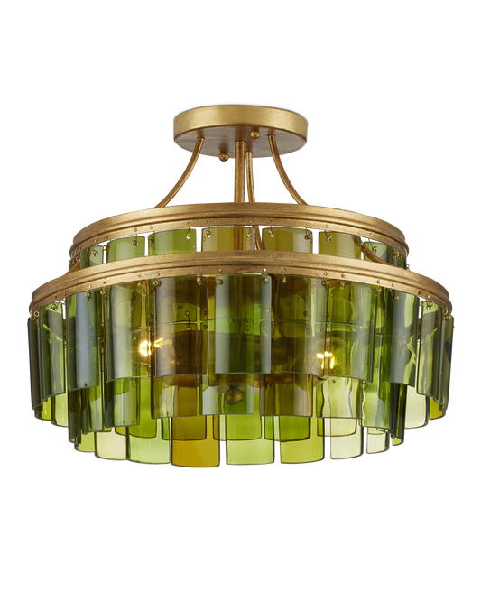 Vintner Green Semi-Flush Mount