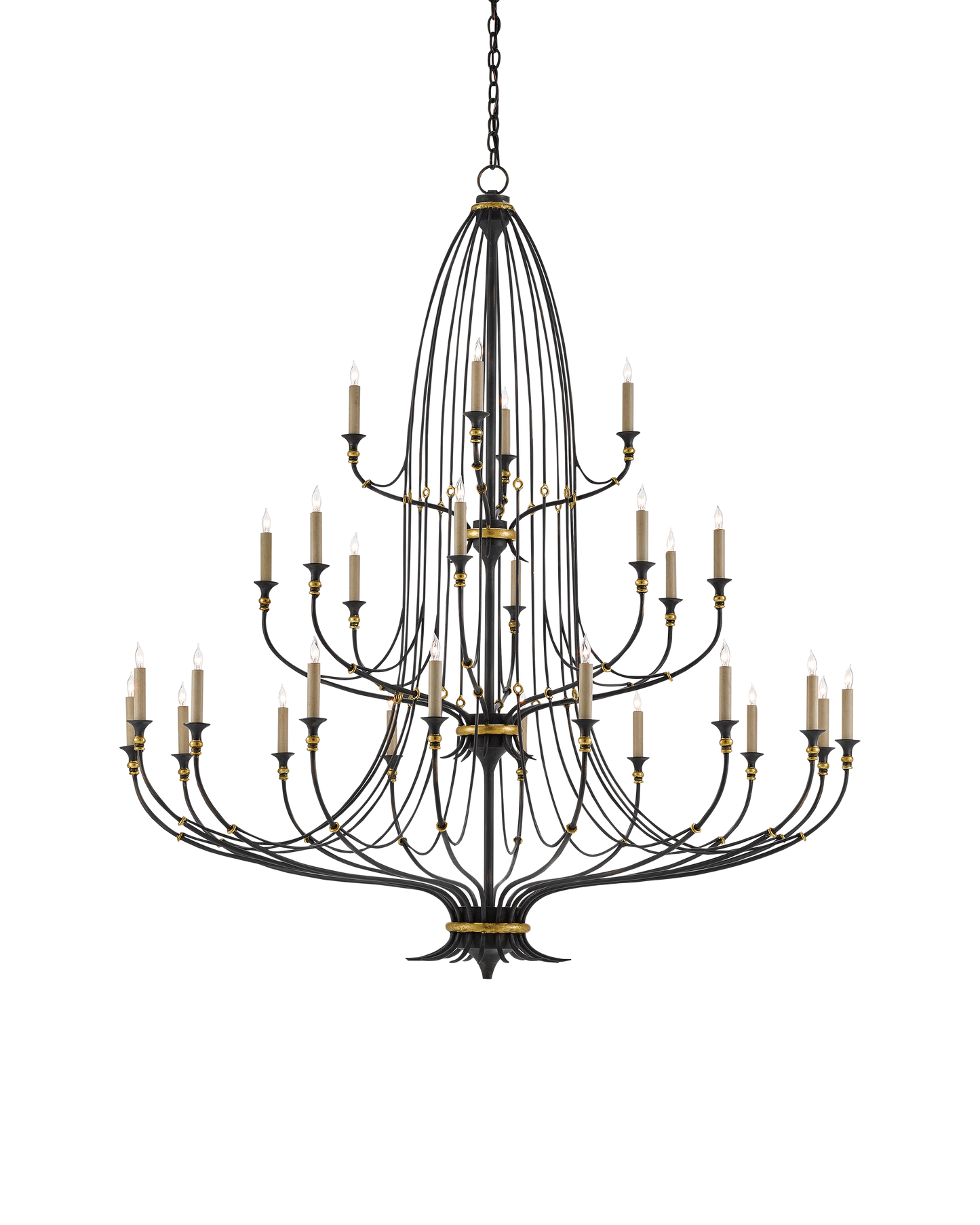 Folgate Grande Black Chandelier
