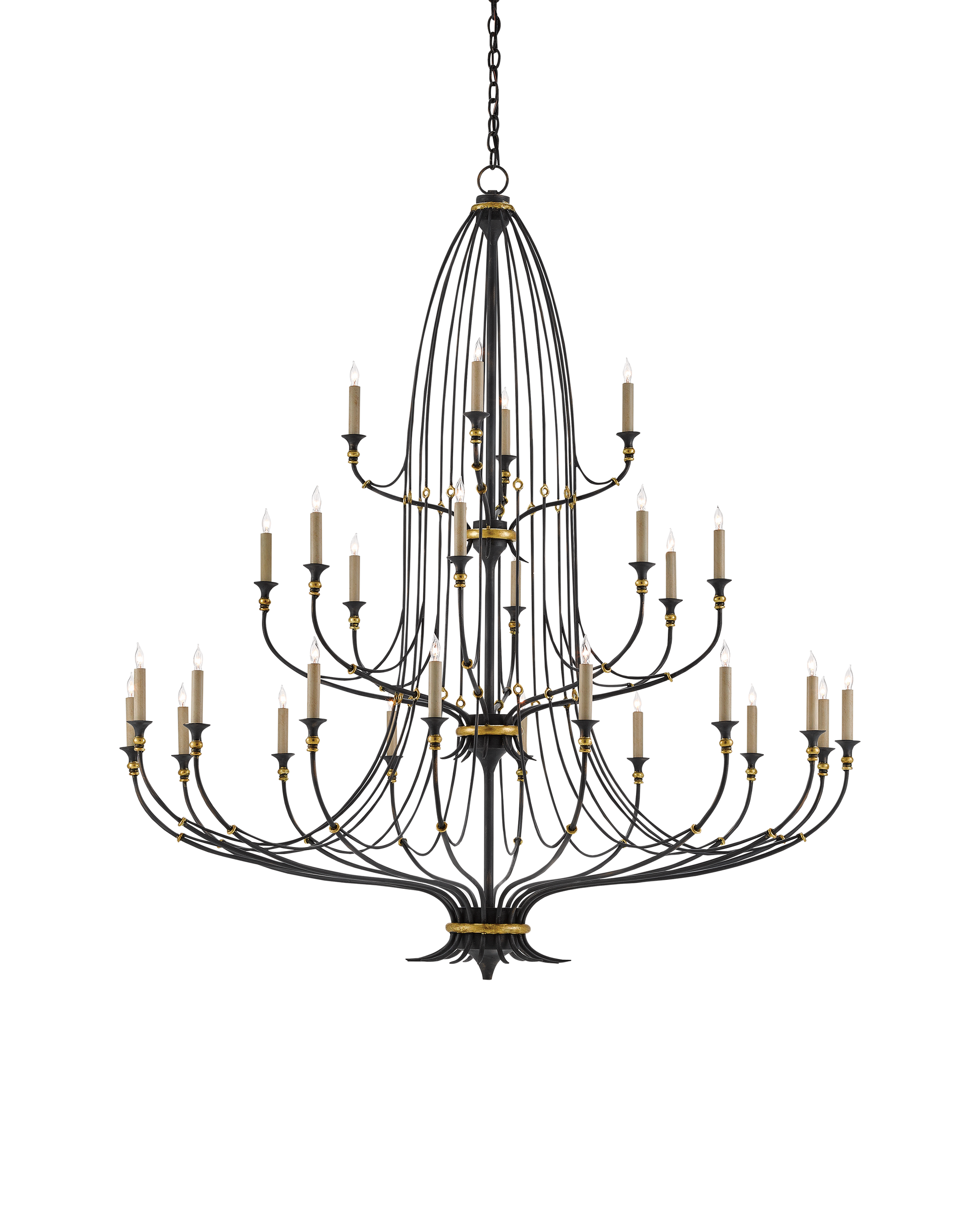 Folgate Grande Black Chandelier