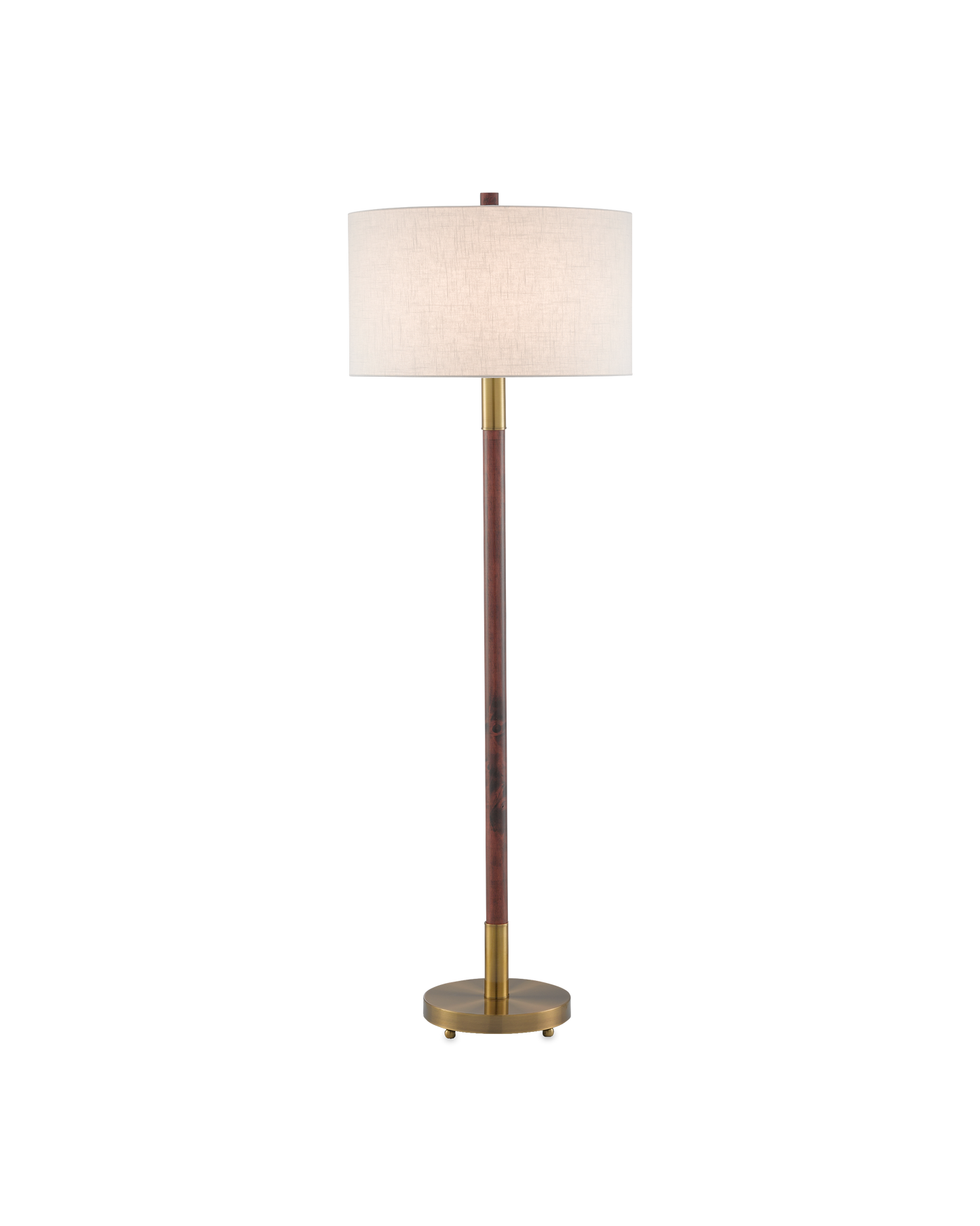 Bravo Mahogany Floor Lamp