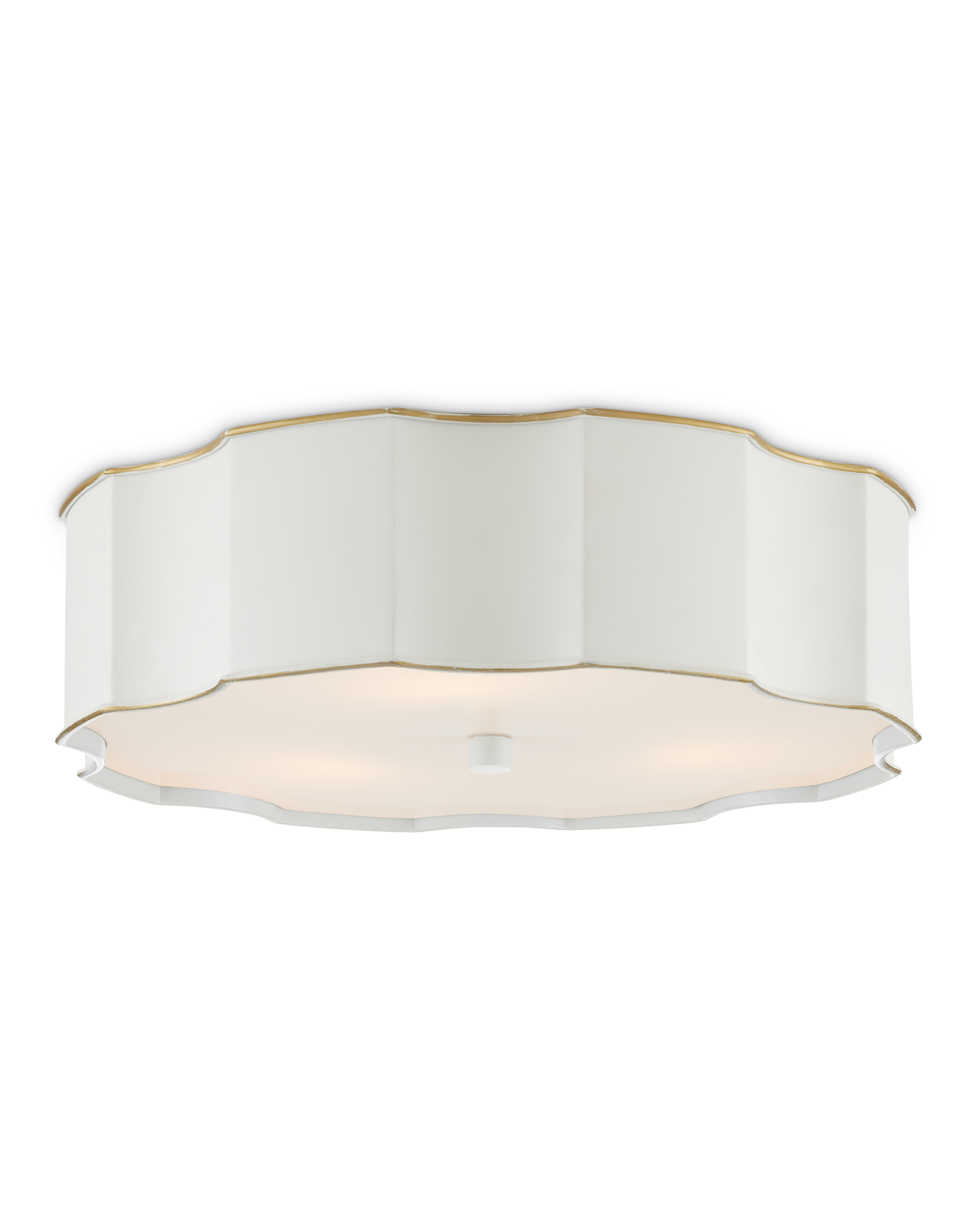Wexford White Flush Mount