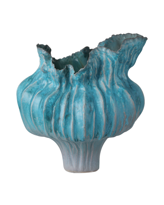 Flying Silk Blue Vase