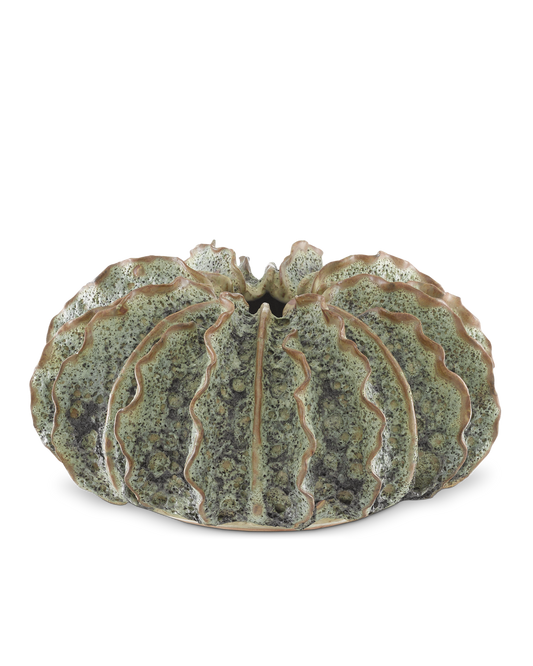 Sunken Boat Wings Green Vase