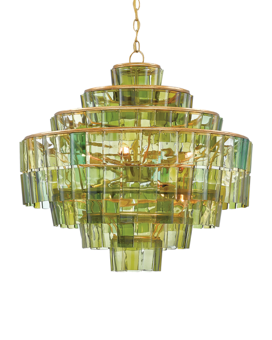 Sommelier Green Chandelier