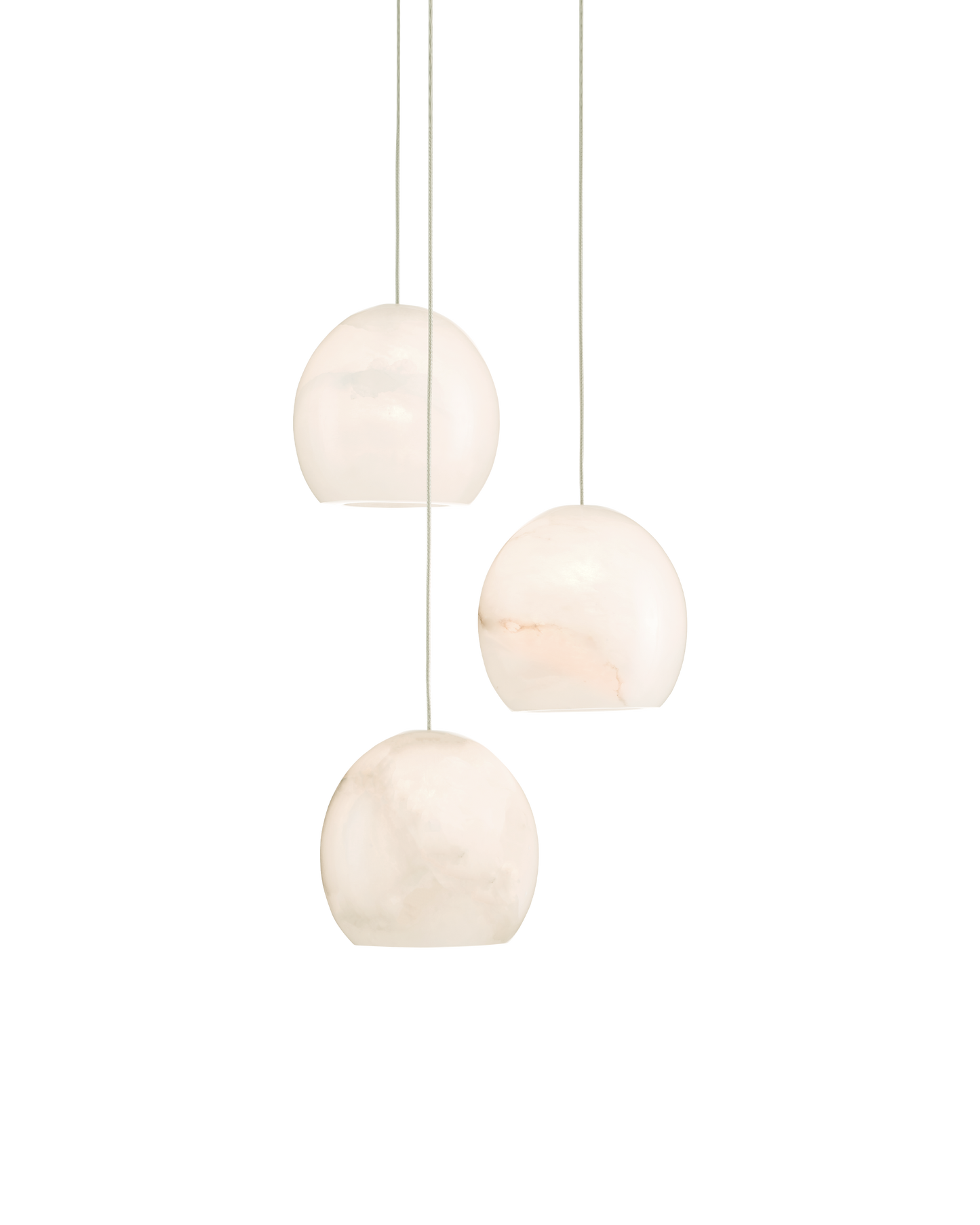 Lazio 3-Light Round Multi-Drop Pendant