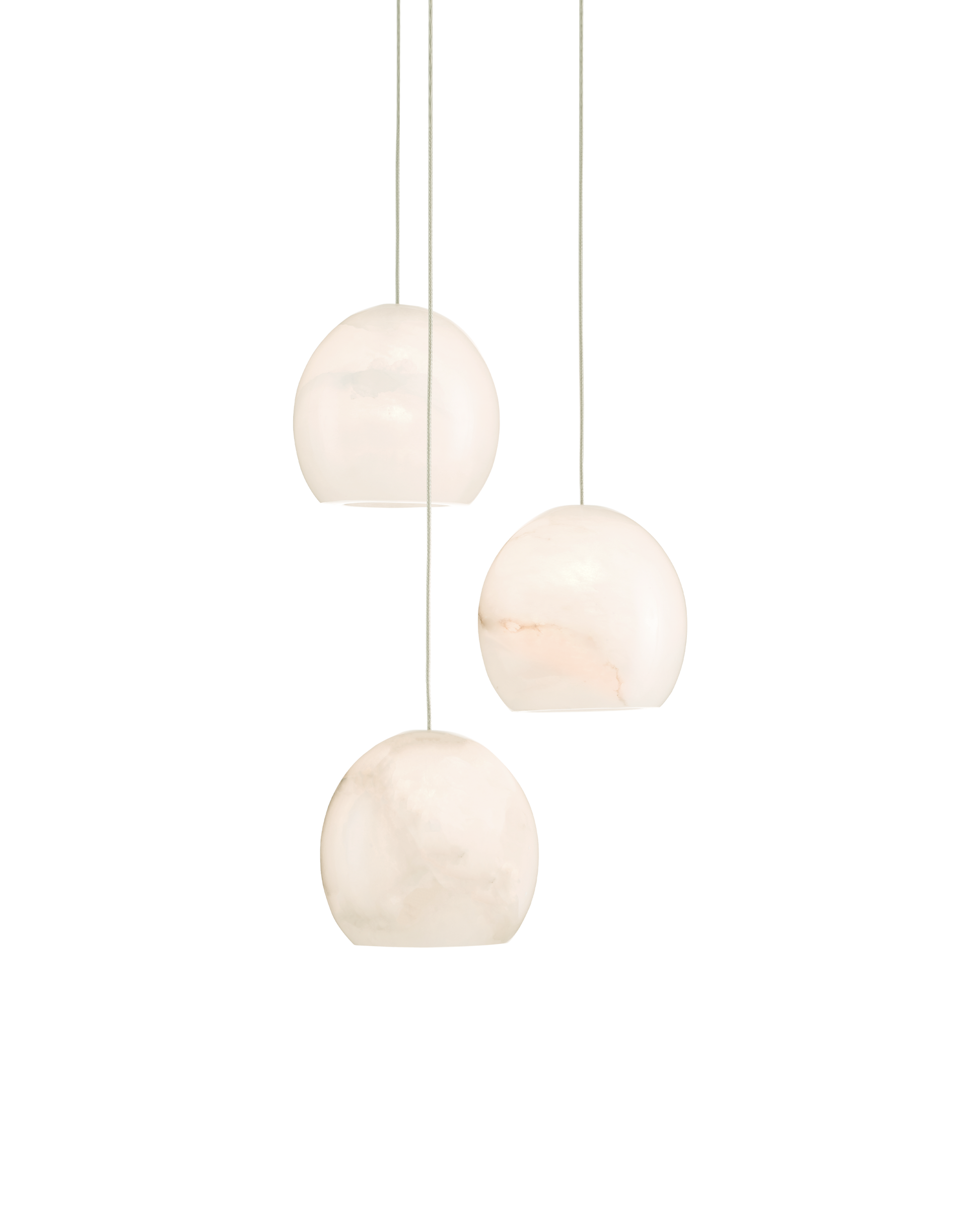 Lazio 3-Light Round Multi-Drop Pendant