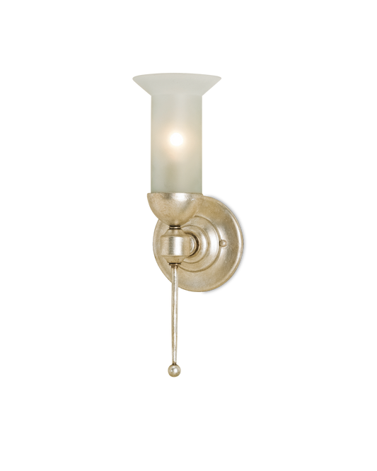 Pristine Silver Wall Sconce