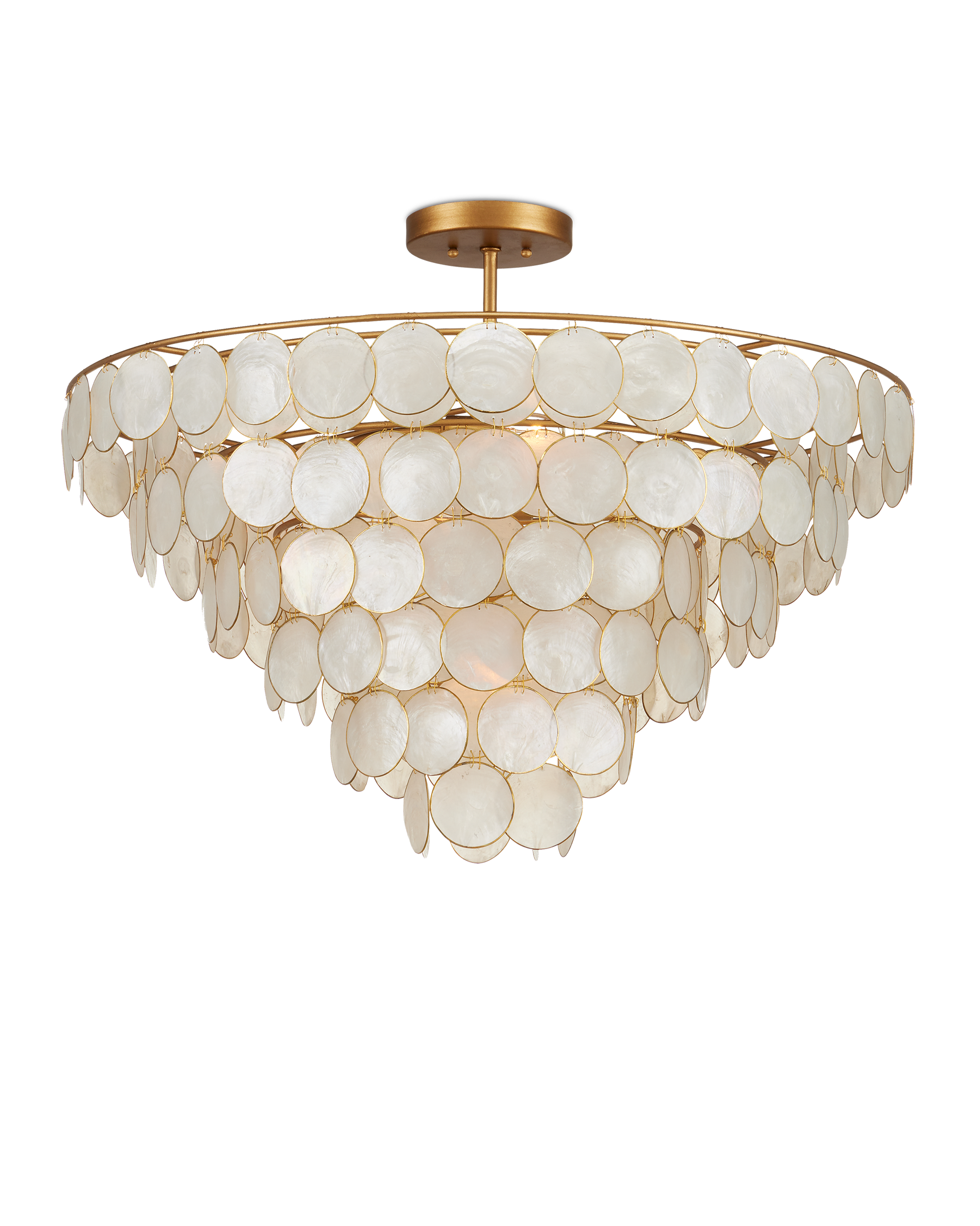 Bon Vivant Large Semi-Flush Mount