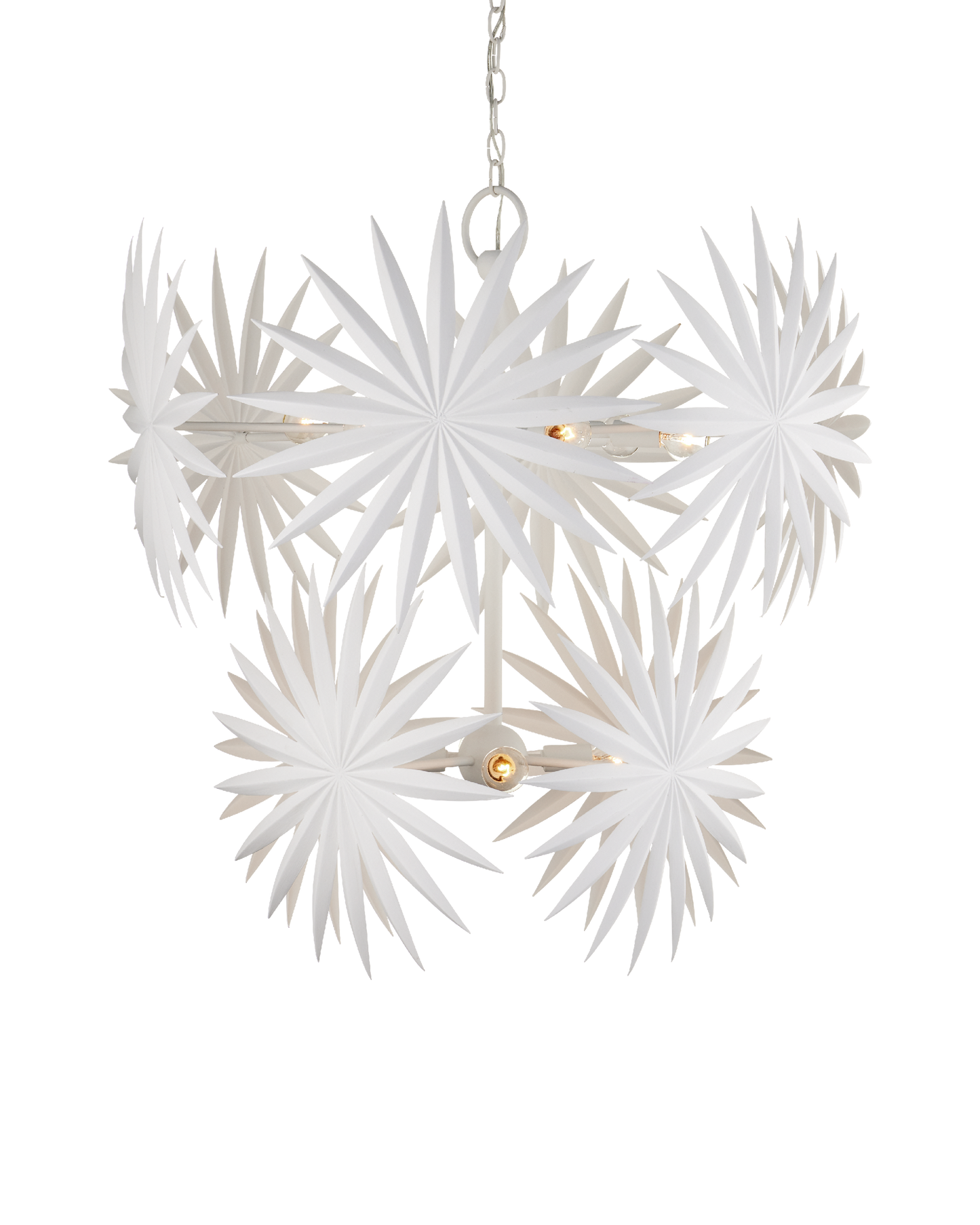 Bismarkia Medium White Chandelier