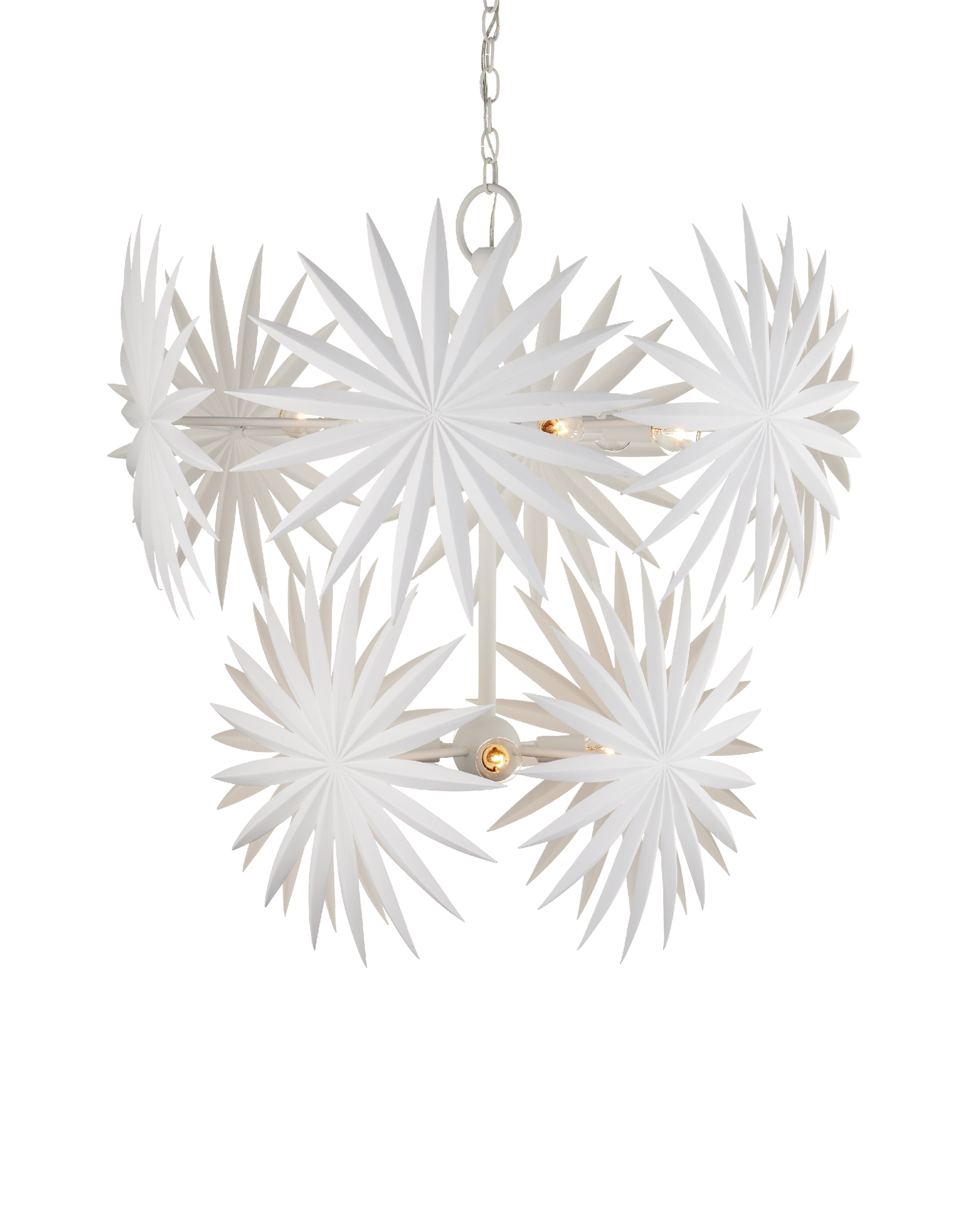 Bismarkia Medium White Chandelier