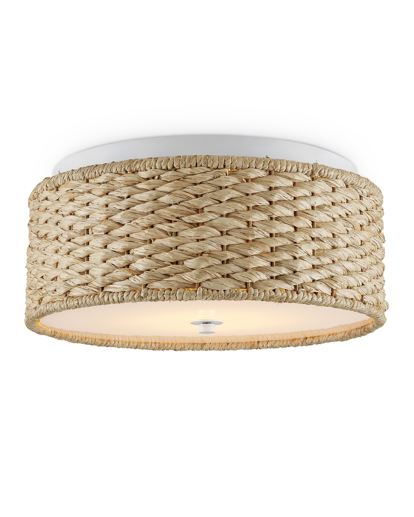 Colchester Raffia Flush Mount