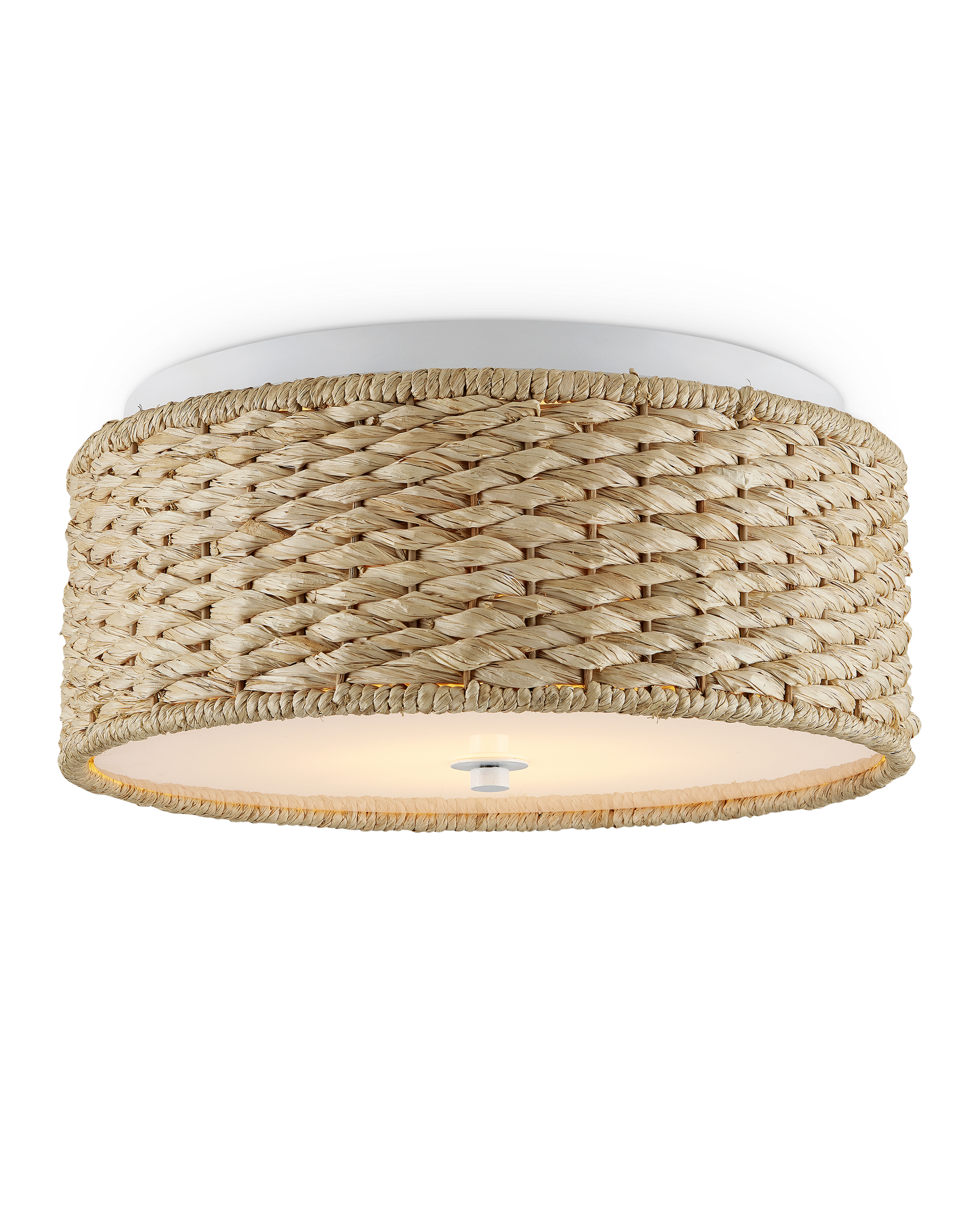 Colchester Raffia Flush Mount