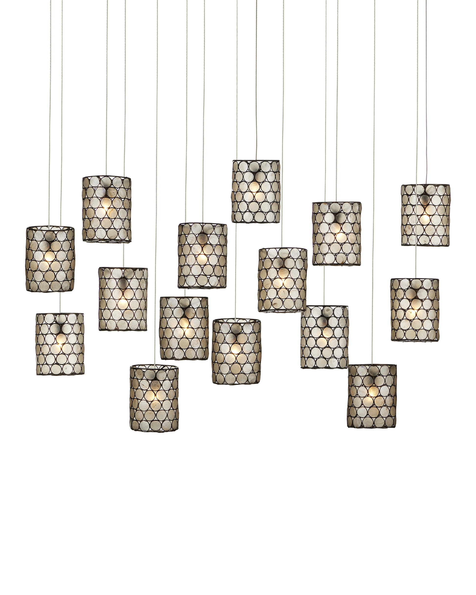 Regatta 15-Light Linear Multi-Drop Pendant