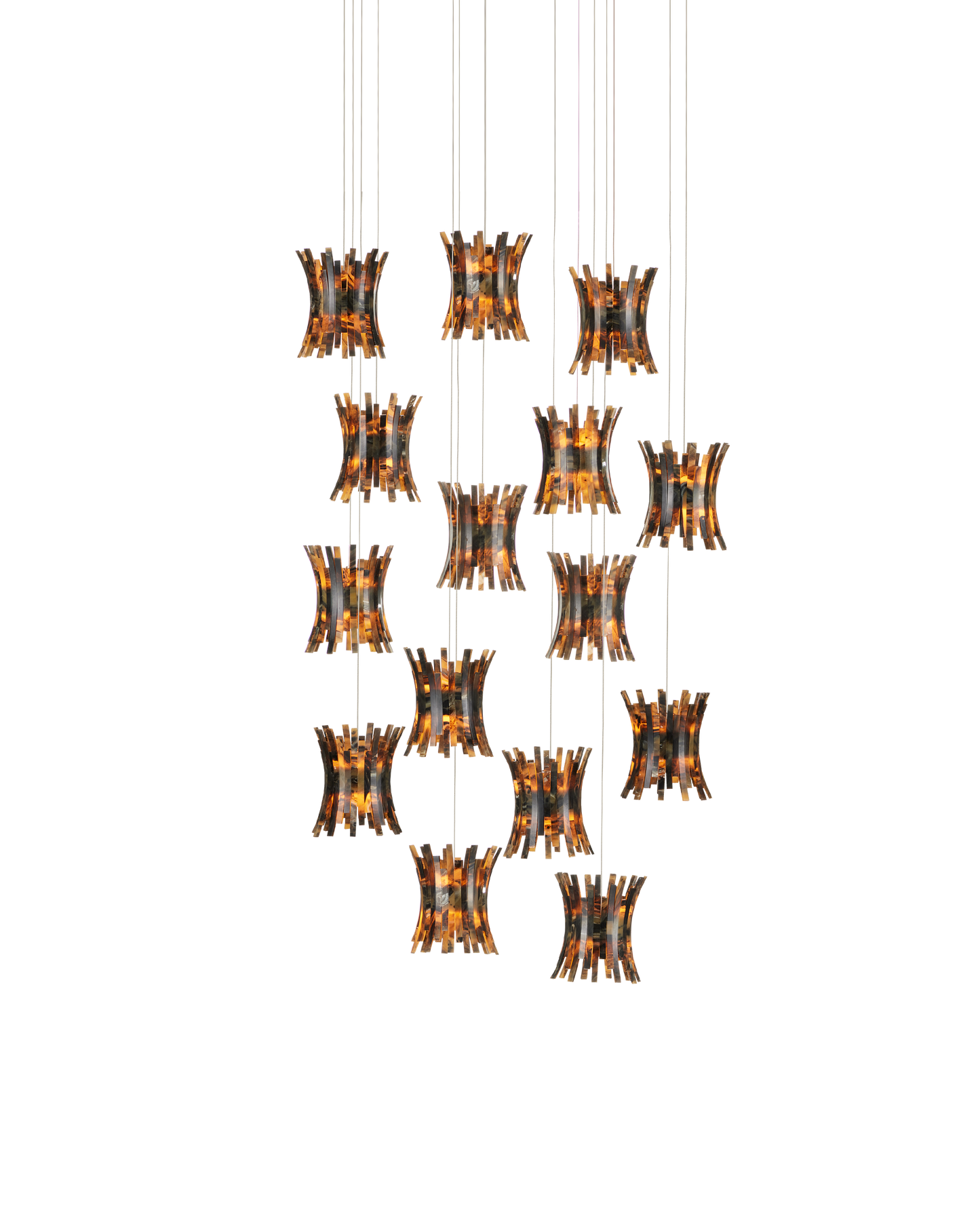 Alsop 15-Light Round Multi-Drop Pendant