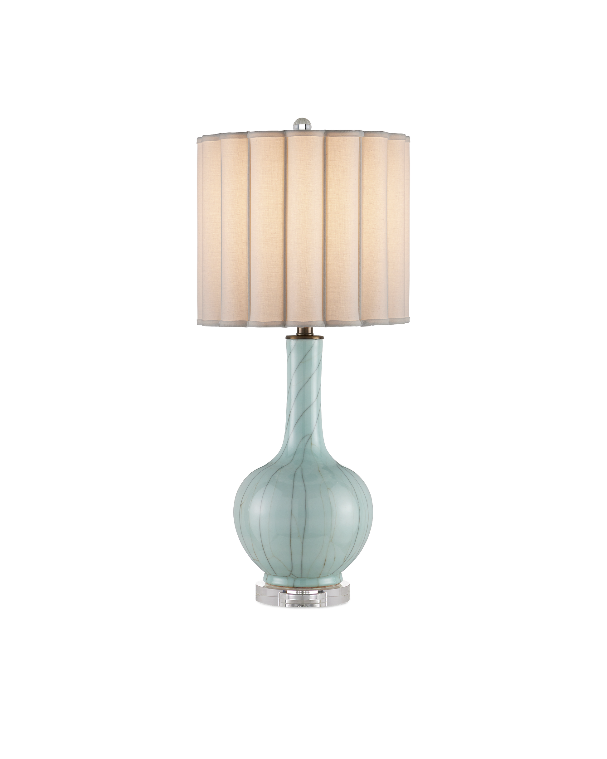 Celadon Crackle Table Lamp