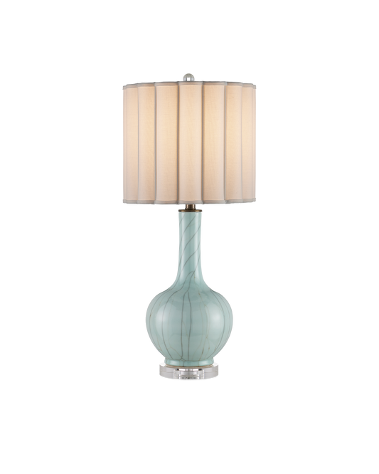 Celadon Crackle Table Lamp