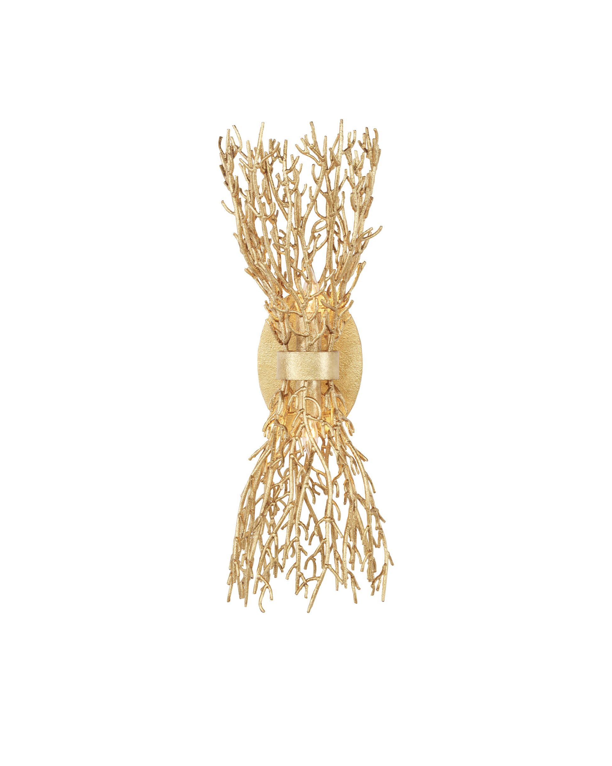Sea Fan Gold Wall Sconce
