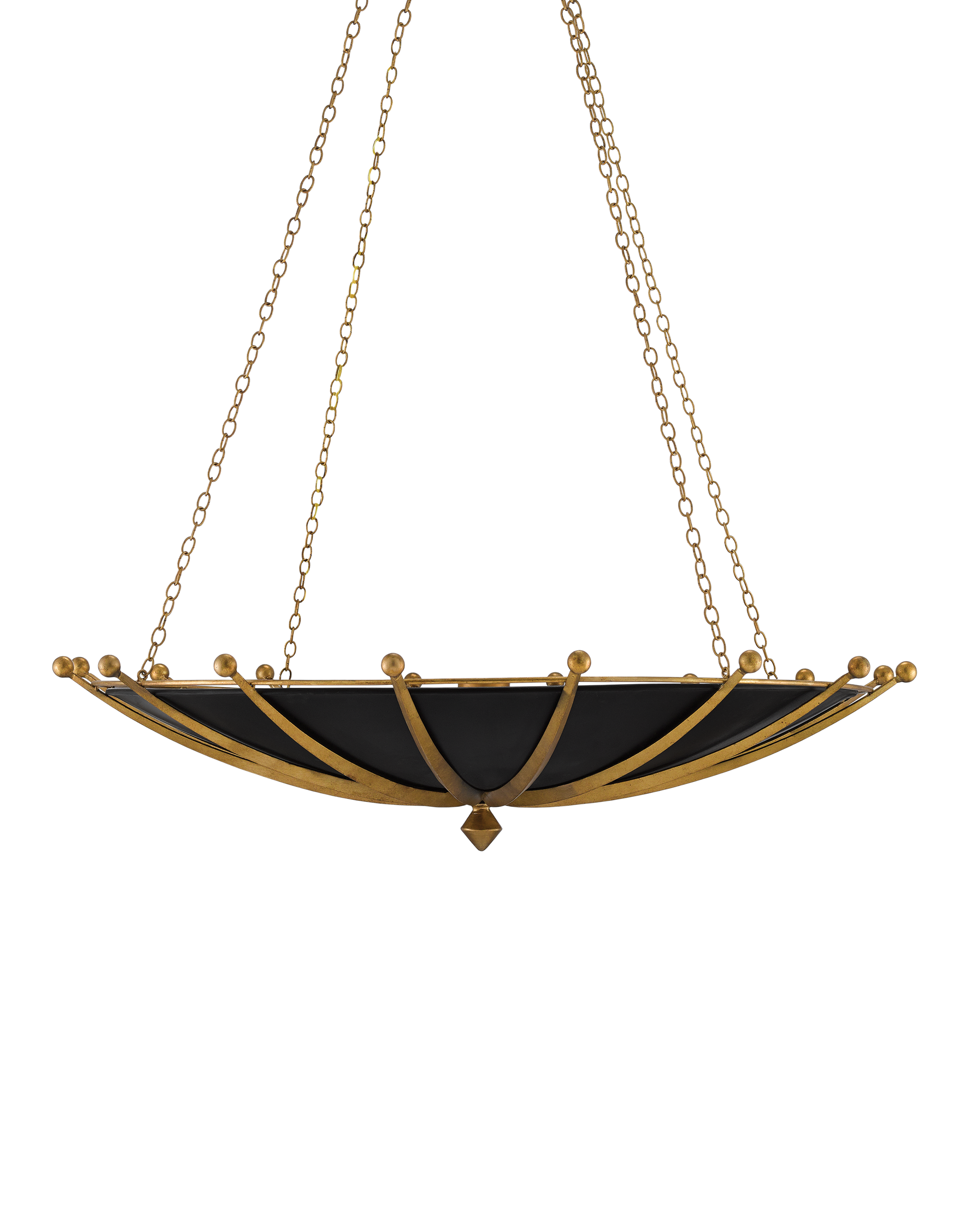 Fontaine Black & Gold Chandelier