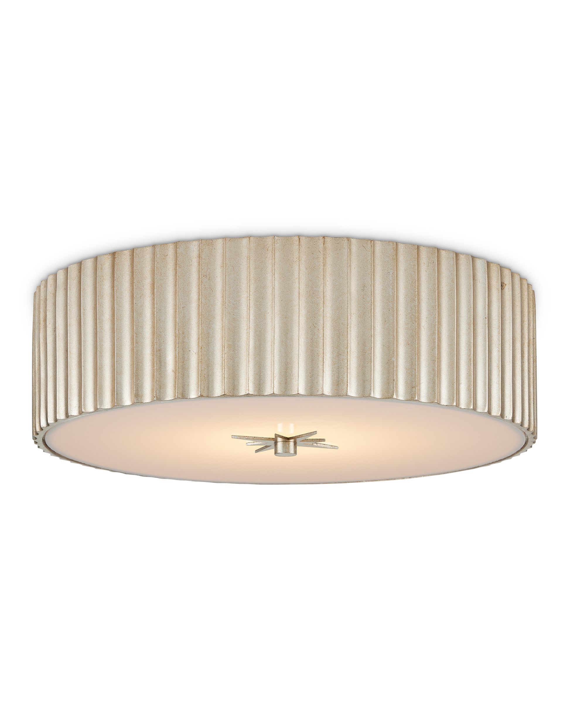 Caravel Silver Flush Mount