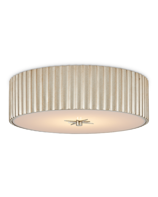 Caravel Silver Flush Mount