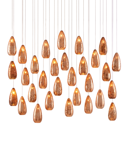 Rame 30-Light Linear Multi-Drop Pendant