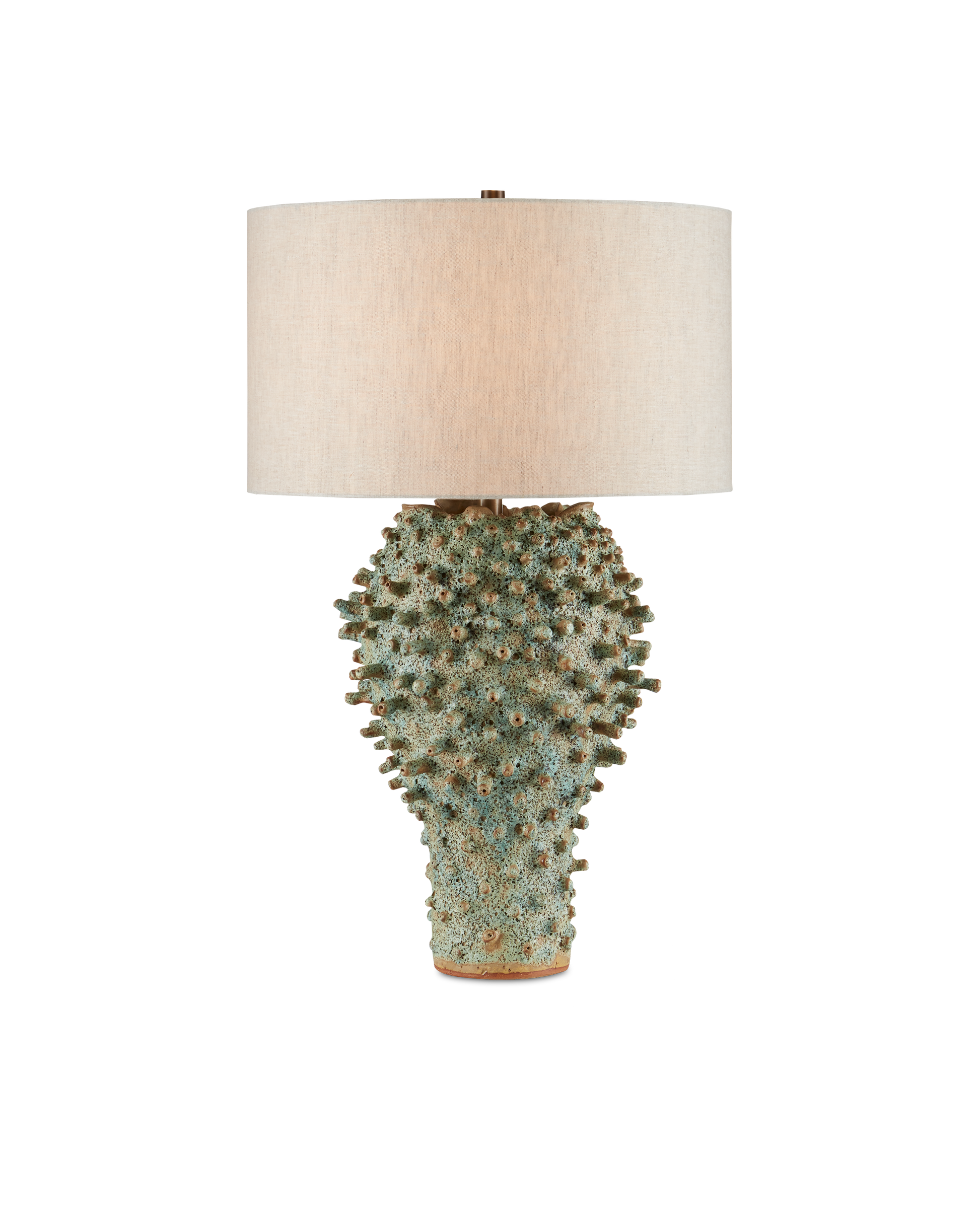 Sea Urchin Green Table Lamp