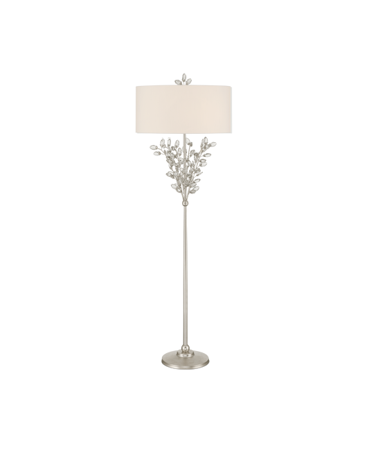 Forget-Me-Not Silver Floor Lamp
