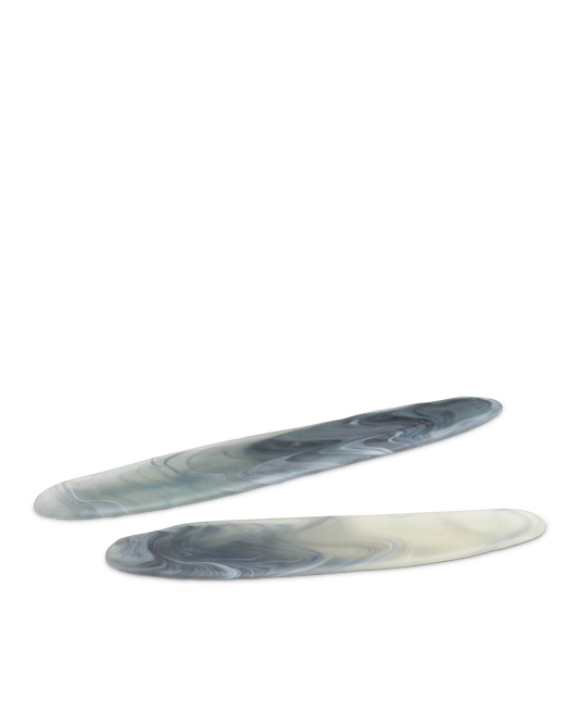 Midnight Blue Tray Set of 2