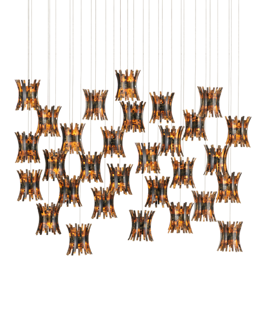 Alsop 30-Light Linear Multi-Drop Pendant