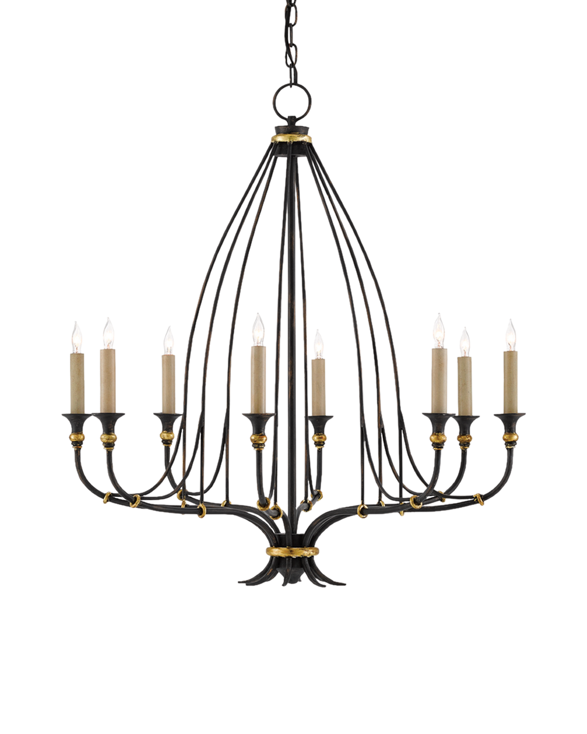 Folgate Small Black Chandelier
