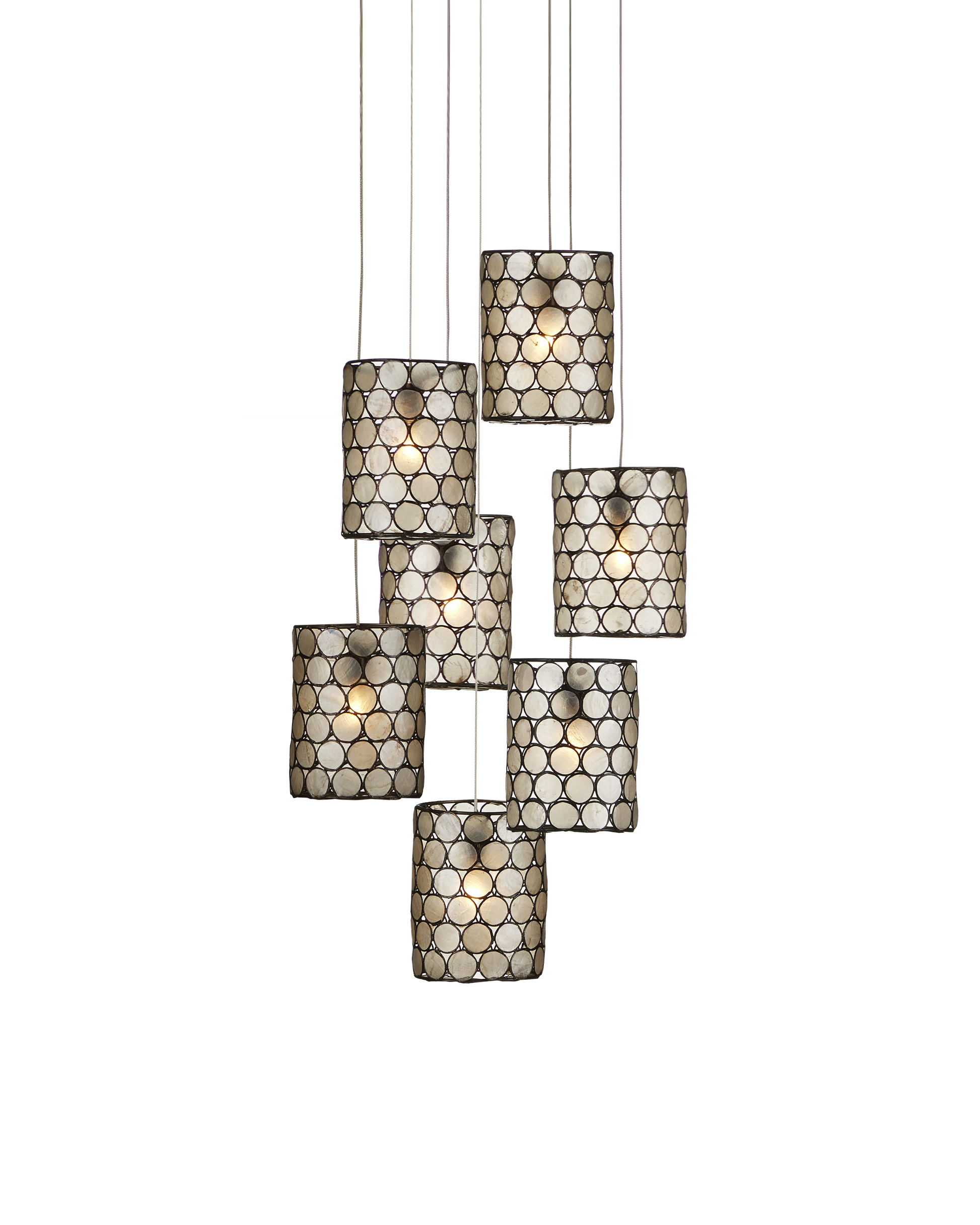 Regatta 7-Light Round Multi-Drop Pendant