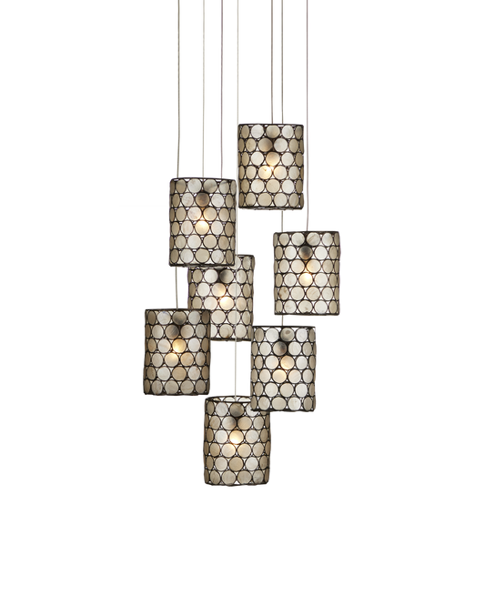 Regatta 7-Light Round Multi-Drop Pendant