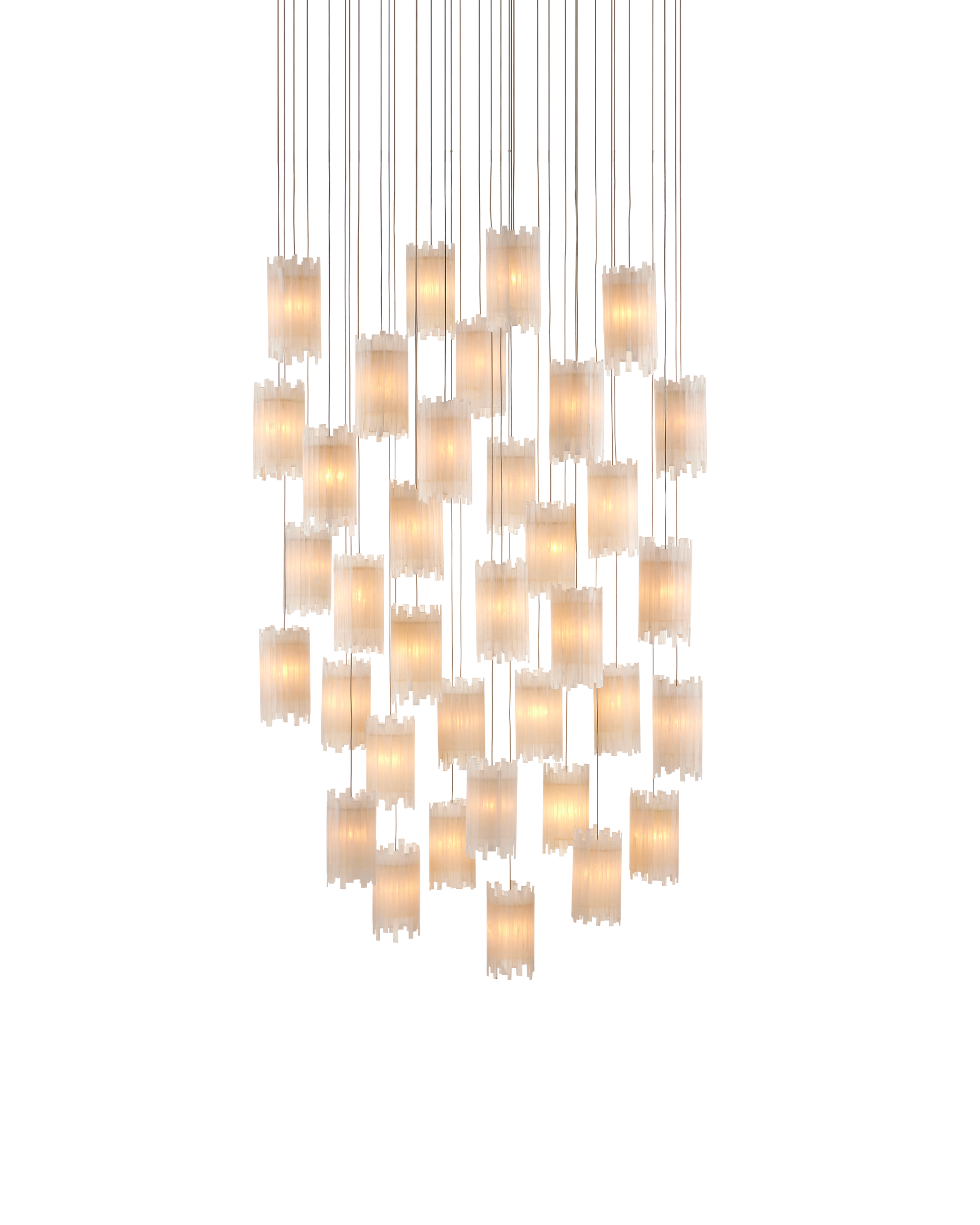 Escenia 36-Light Round Multi-Drop Pendant