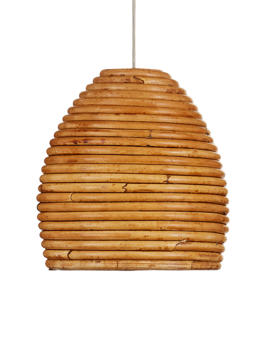 Beehive 1-Light Round Multi-Drop Pendant