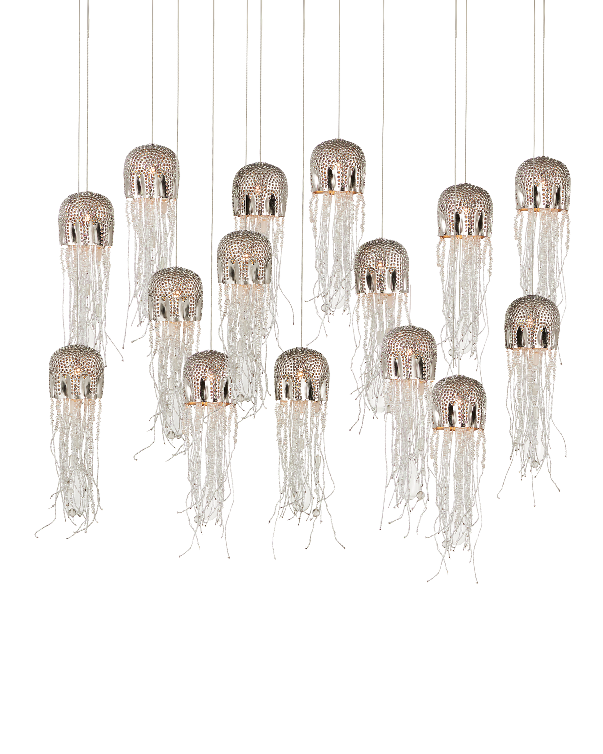 Medusa 15-Light Linear Multi-Drop Pendant