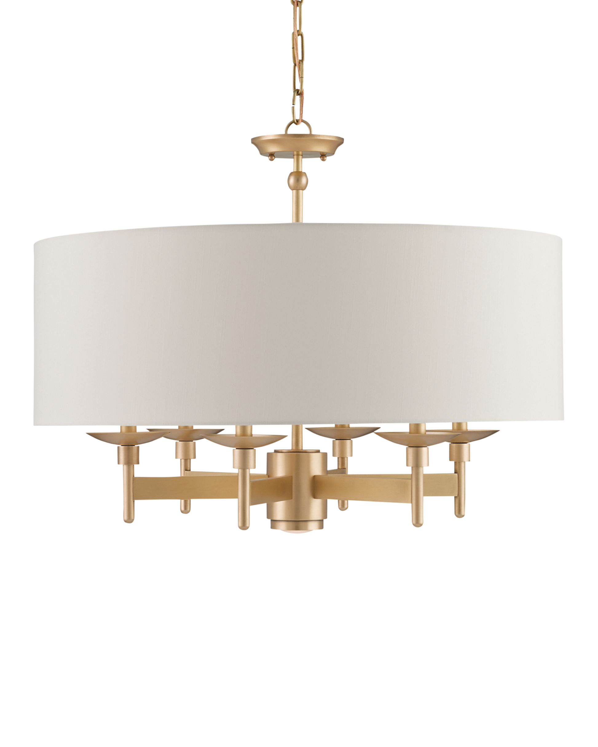 Bering Brass Semi-Flush Mount