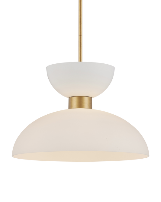Zevio White Pendant