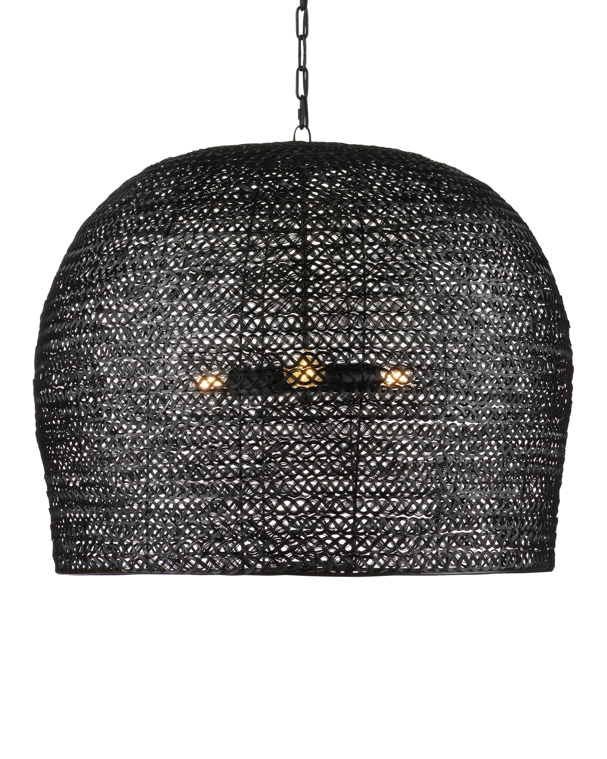 Piero Large Black Chandelier