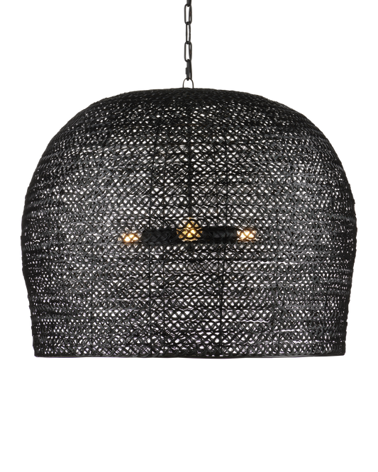 Piero Large Black Chandelier