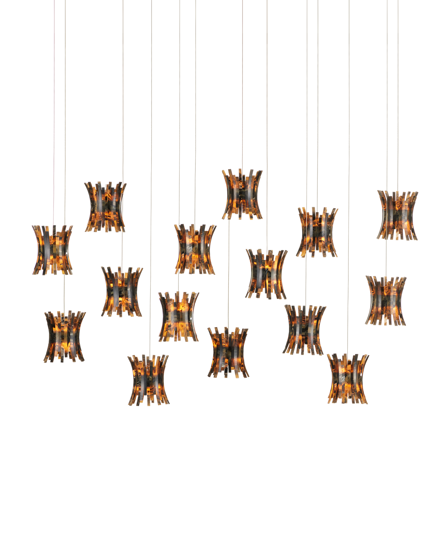 Alsop 15-Light Linear Multi-Drop Pendant