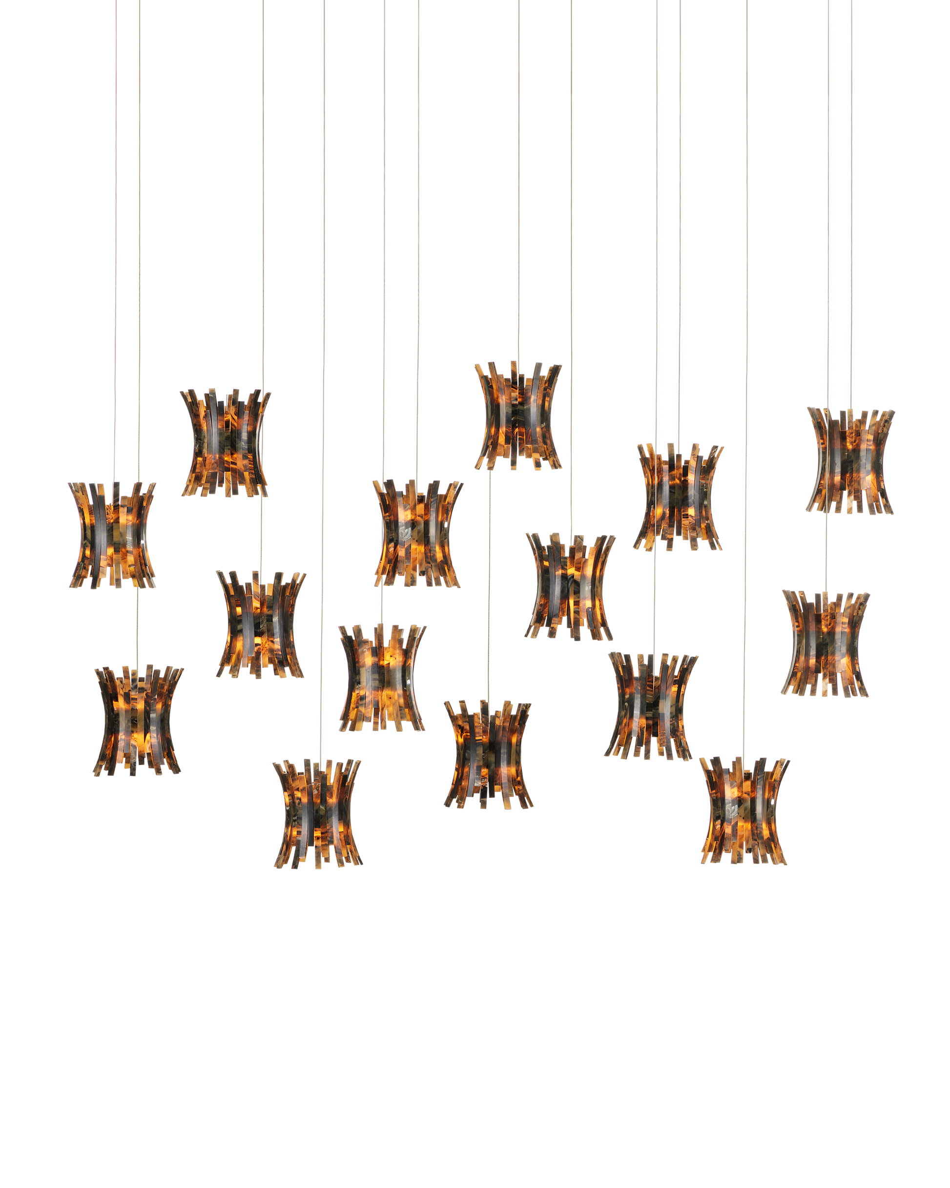 Alsop 15-Light Linear Multi-Drop Pendant