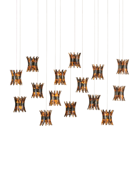 Alsop 15-Light Linear Multi-Drop Pendant