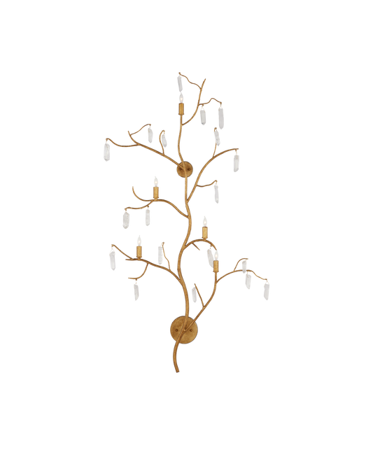 Forest Light Gold Wall Sconce
