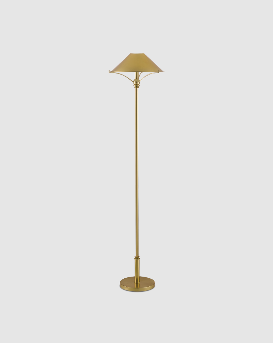 Maarla Brass Floor Lamp