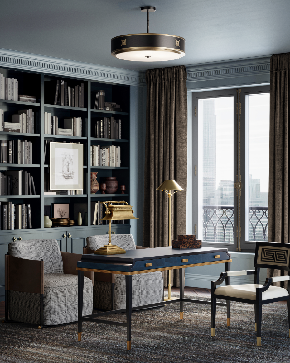 Maarla Brass Floor Lamp