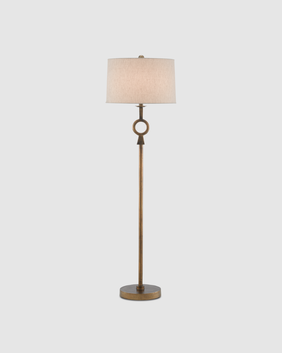 Germaine Brass Floor Lamp
