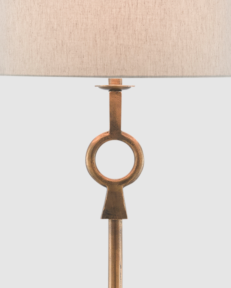 Germaine Brass Floor Lamp