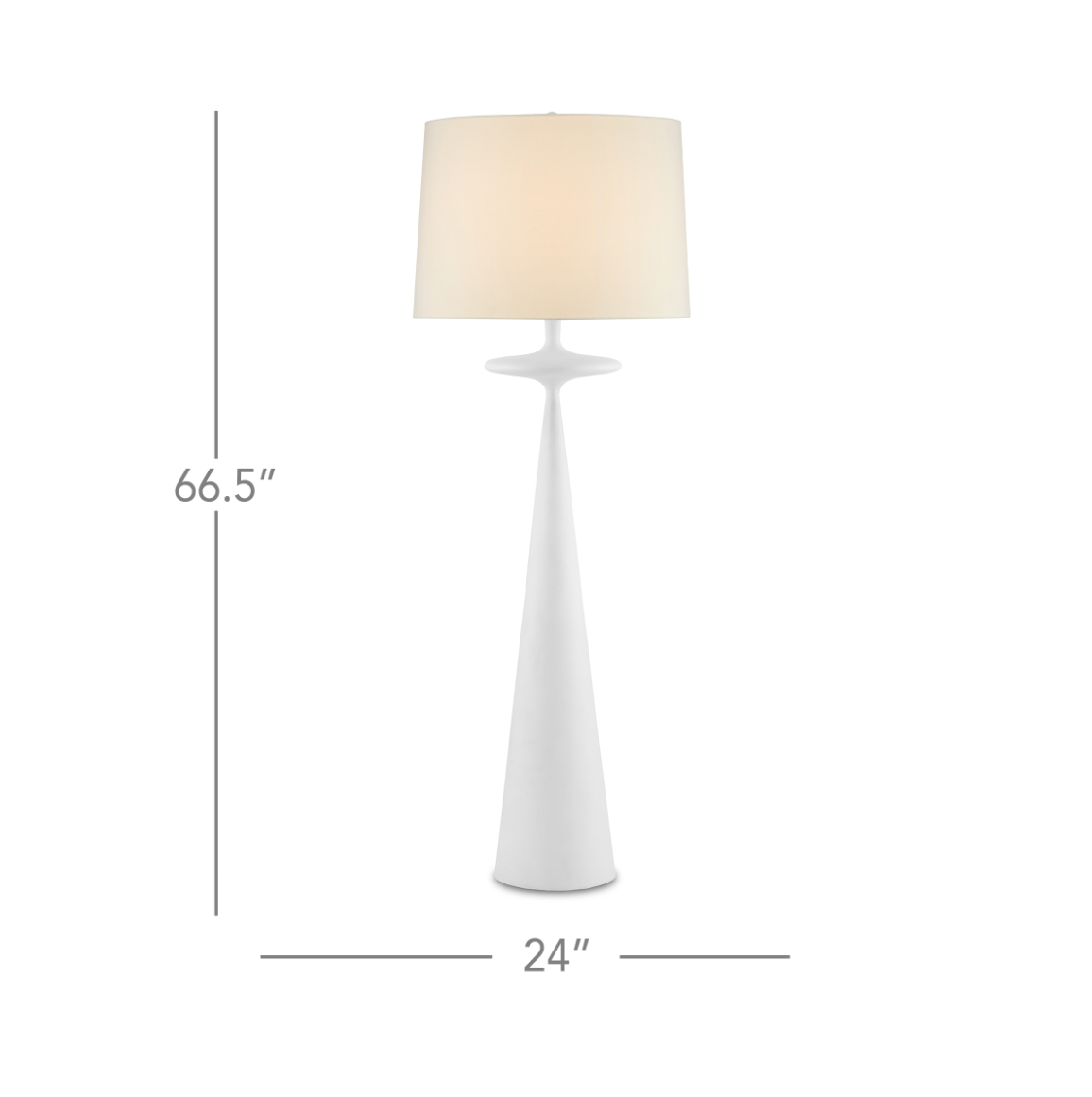 Giacomo White Floor Lamp