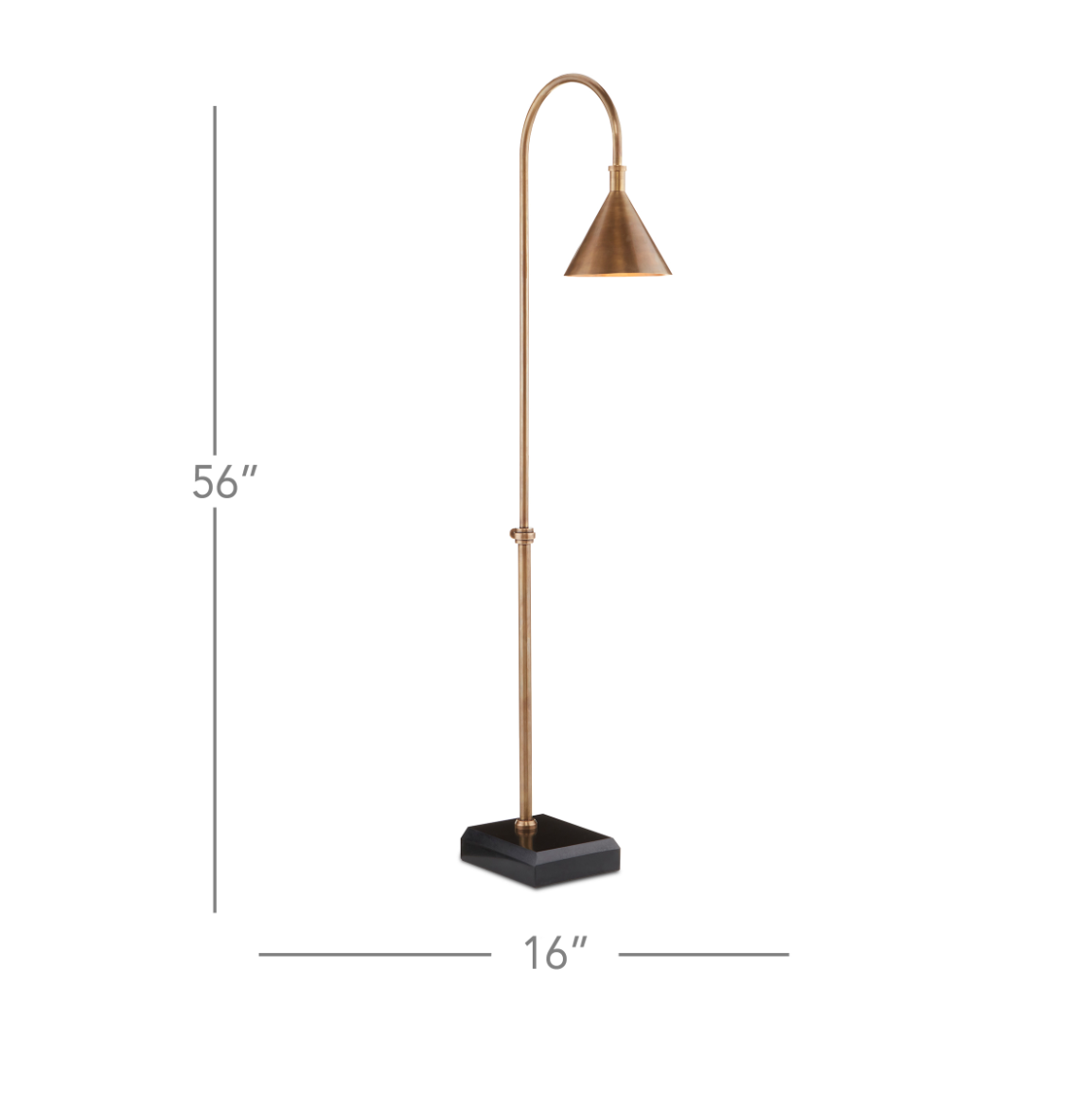Vision Brass Floor Lamp